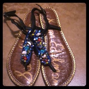 Sam Edelman beaded sandals